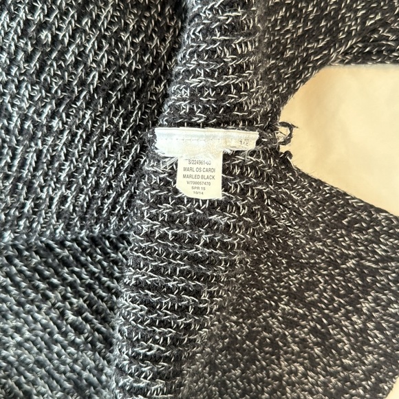 GAP 3/4 sleeve marked black cardigan - Picture 5 of 5